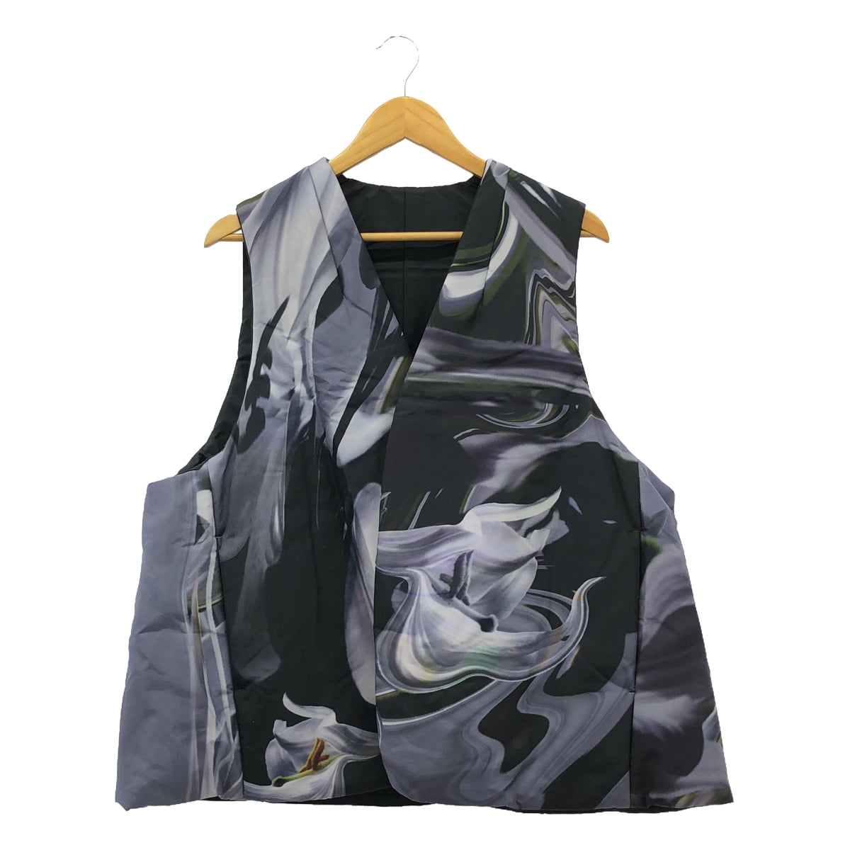 【新品】  prasthana / プラスターナ | reversible padding vest [clg/fw#1] / ベスト | S | ネイビー | メンズ