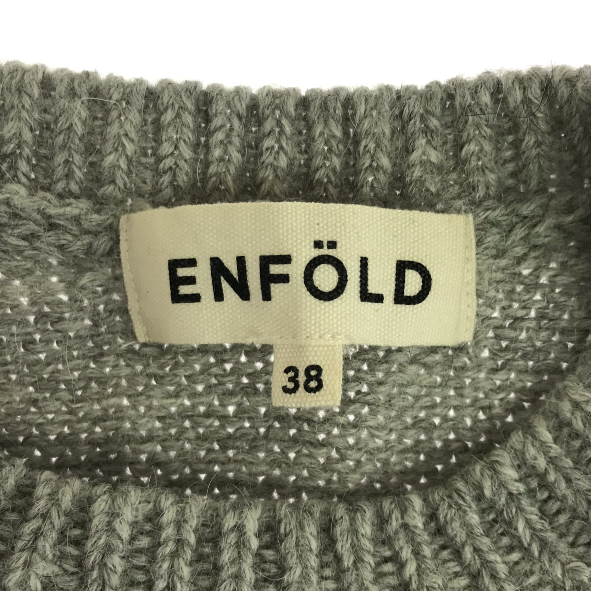 ENFOLD | Alpaca crew neck knit | 38 | Women's