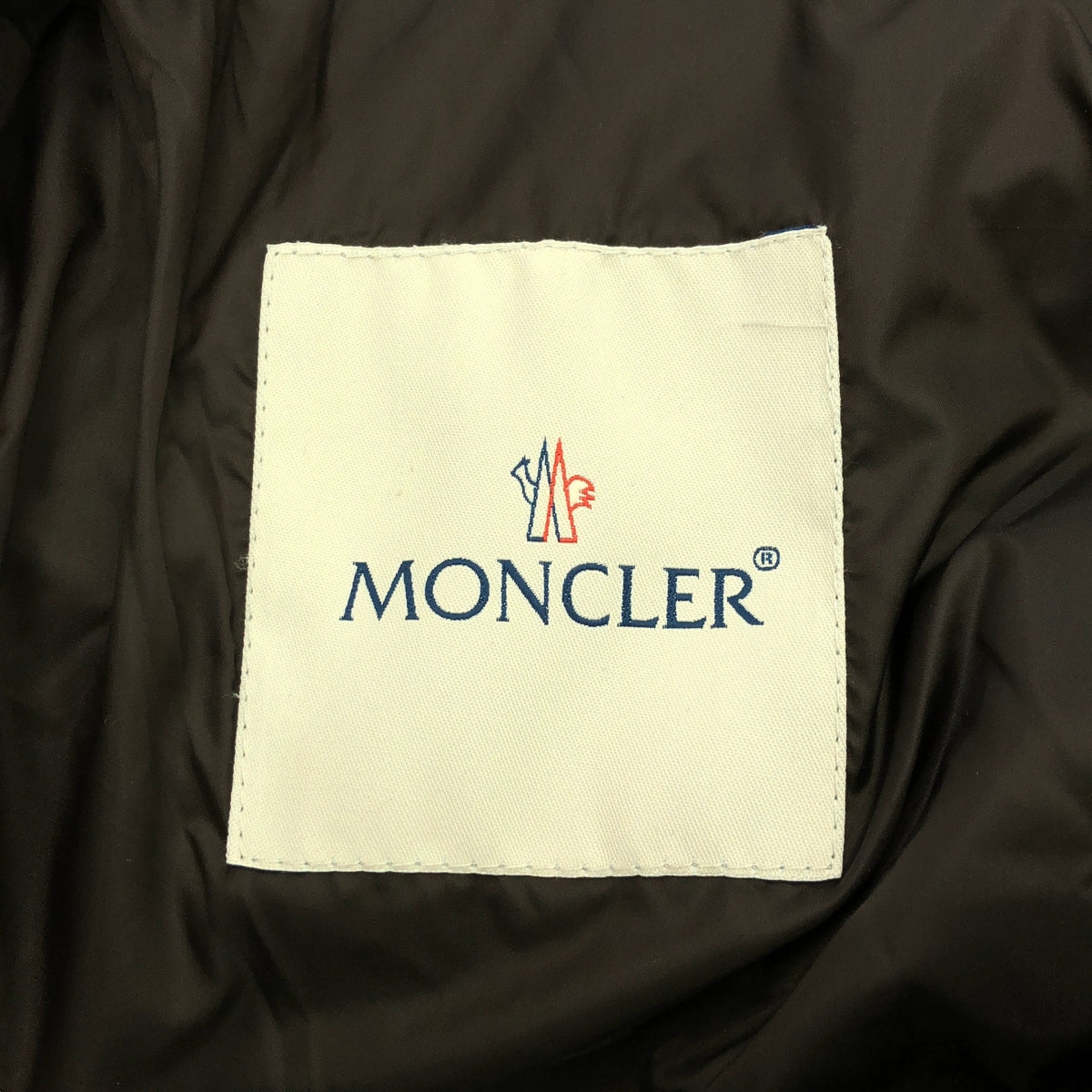 [狀況良好] MONCLER | FIEST GIUBBOTTO / 全身印花多層袖抽繩羽絨外套 | 0 | 白色/棕色 | 女款