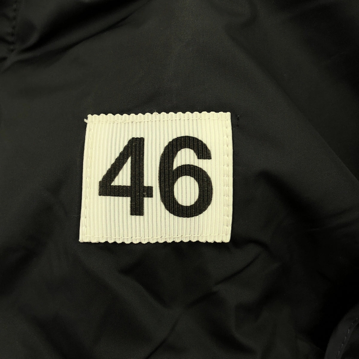 大樓 |無領尼龍飛行外套 | 46 |炭黑色 |男士