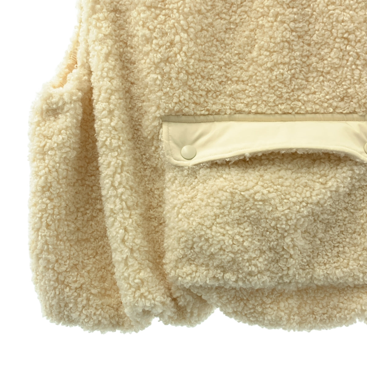 【美品】  Rosy Monster / ロージーモンスター | teddy boa vest  ボア ベスト | F | アイボリー | レディース