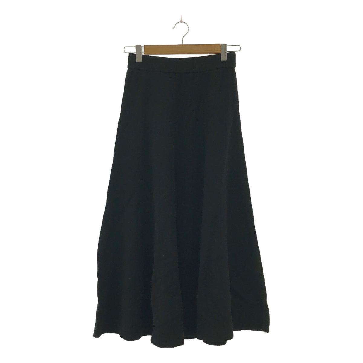 [新] IENA | 2023秋冬 |超細羔羊喇叭裙 | F |黑色 |女性的