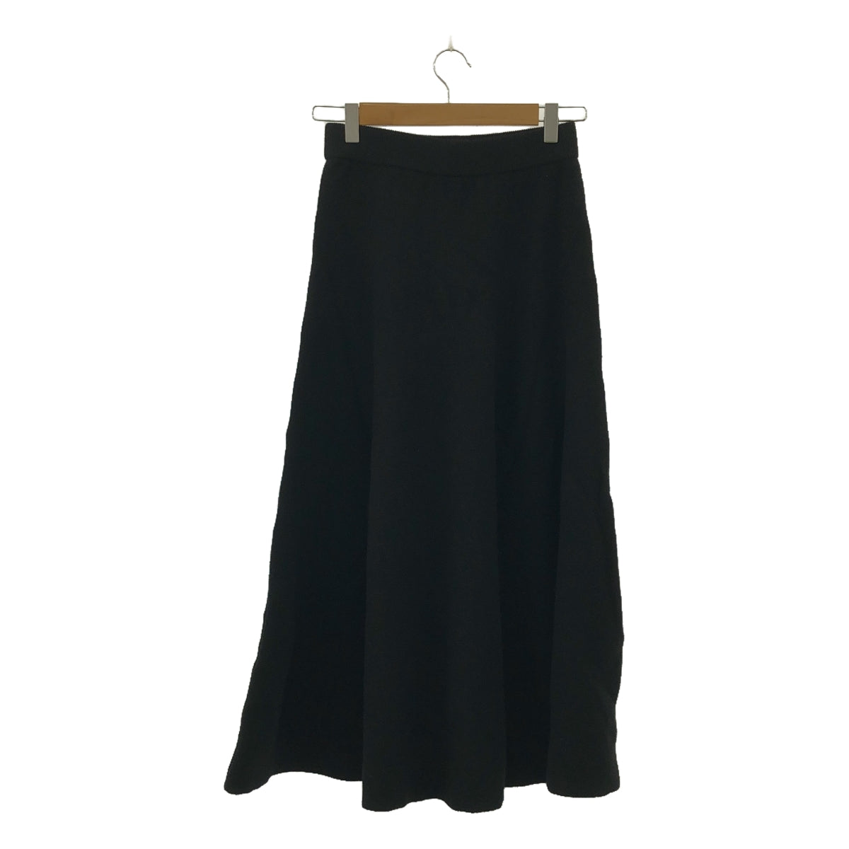 [新] IENA | 2023秋冬 |超細羔羊喇叭裙 | F |黑色 |女性的