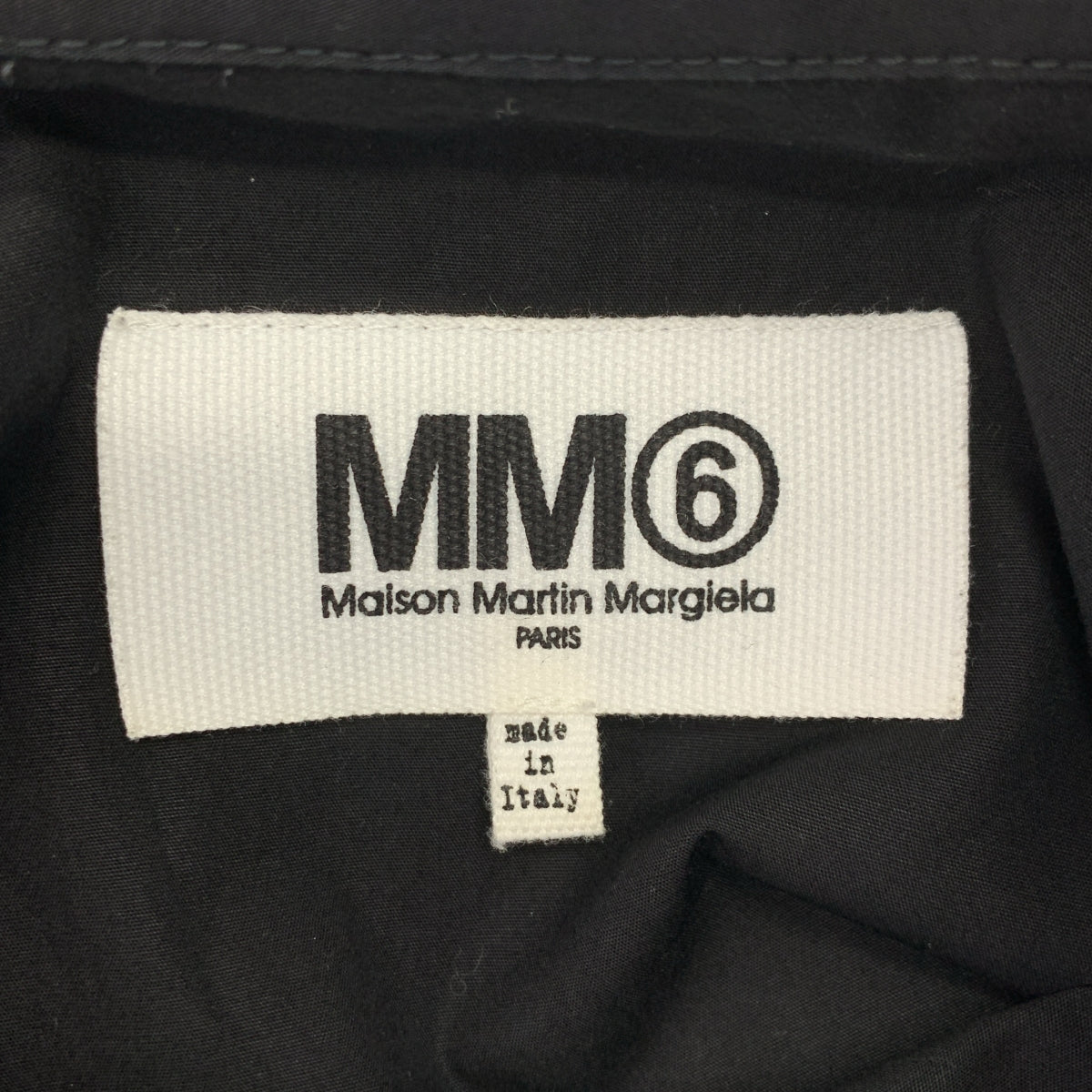 MM6 Maison Martin Margiela / エムエムシックスメゾンマルタンマルジェラ | コットン シャツ プルオーバー ワンピース | 36 | レディース