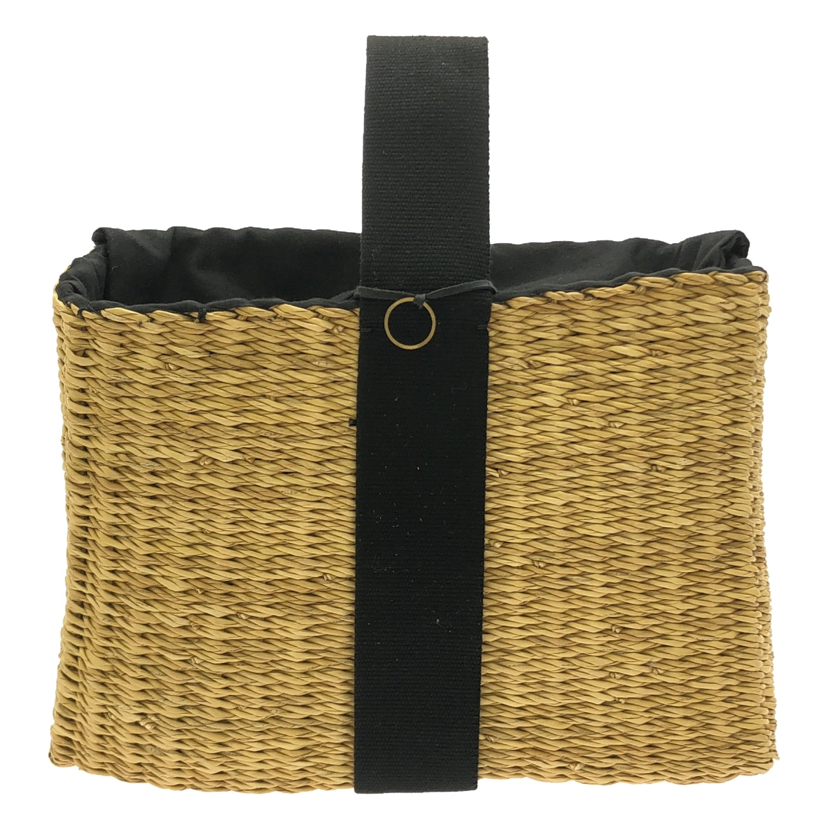 [Good Condition] MUUN / Mounie | × Atelier d'antan Basket Bag | Black/Beige | Women's