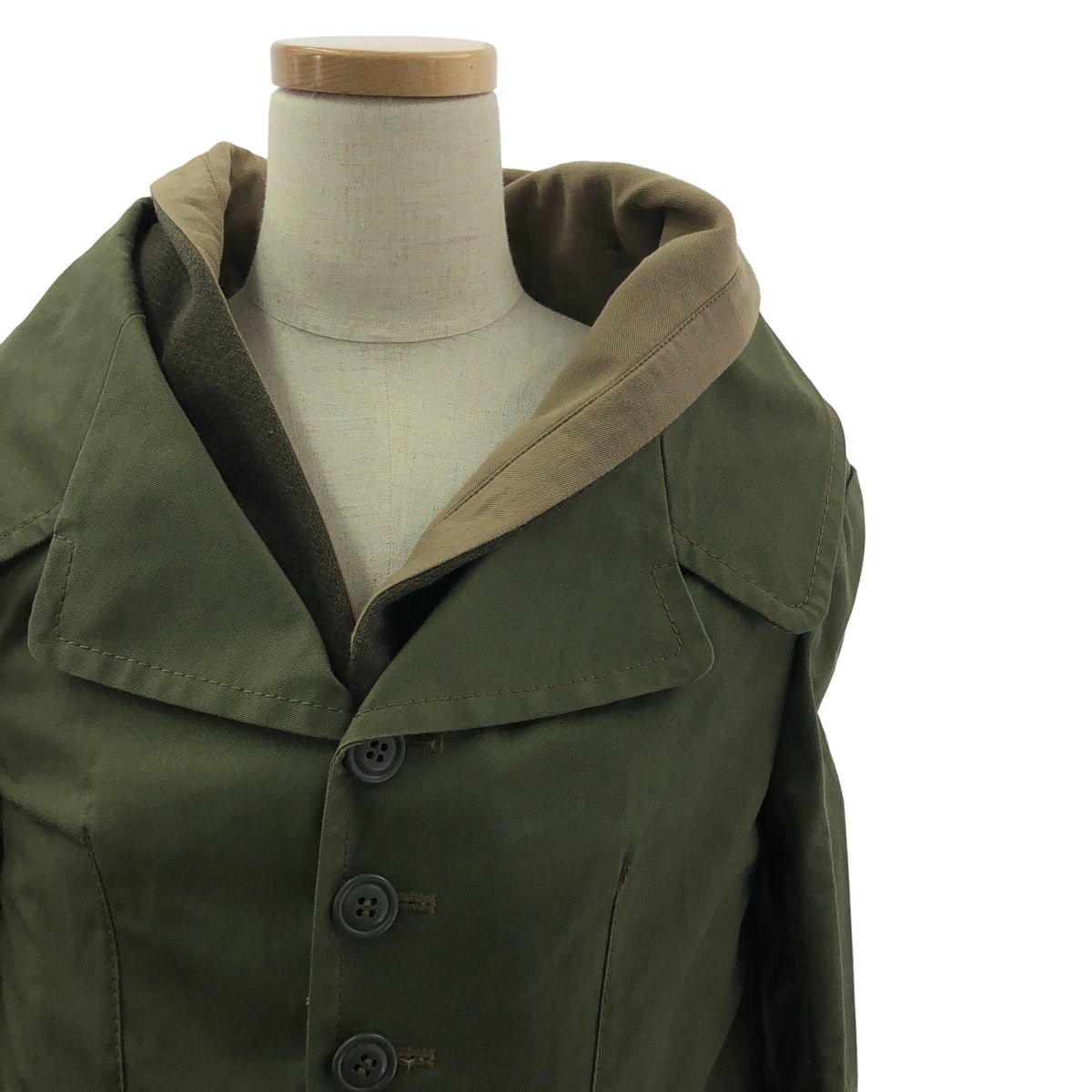 COMME des GARÇONS | 2009 秋冬 | Docking Design 斗篷長版外套 | S 碼 | 女款