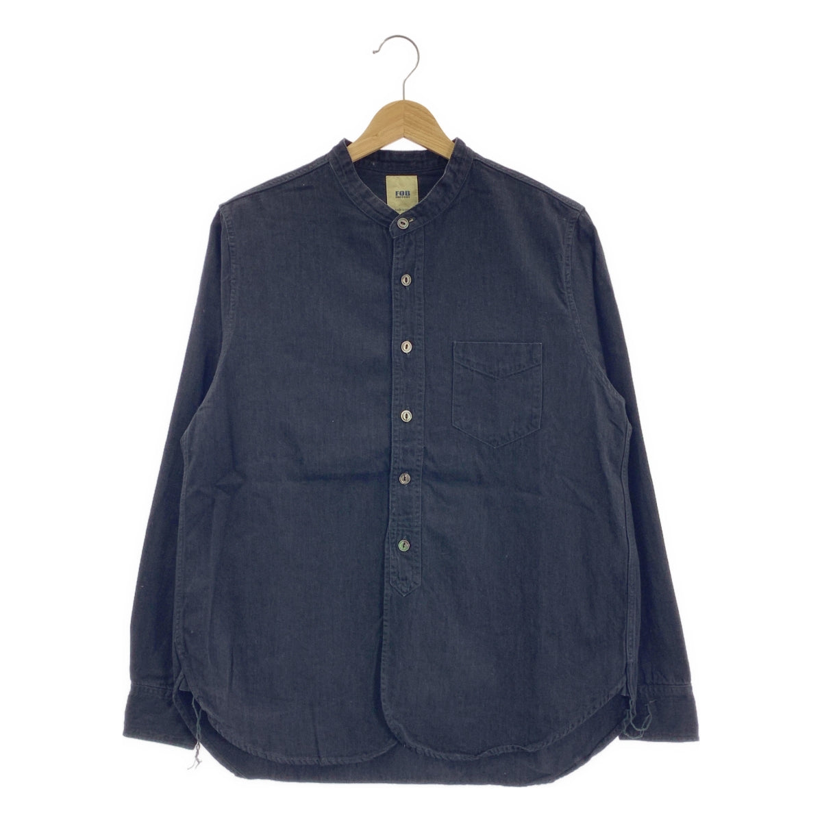 FOB FACTORY | 牛仔立領襯衫 | S碼 | 男款