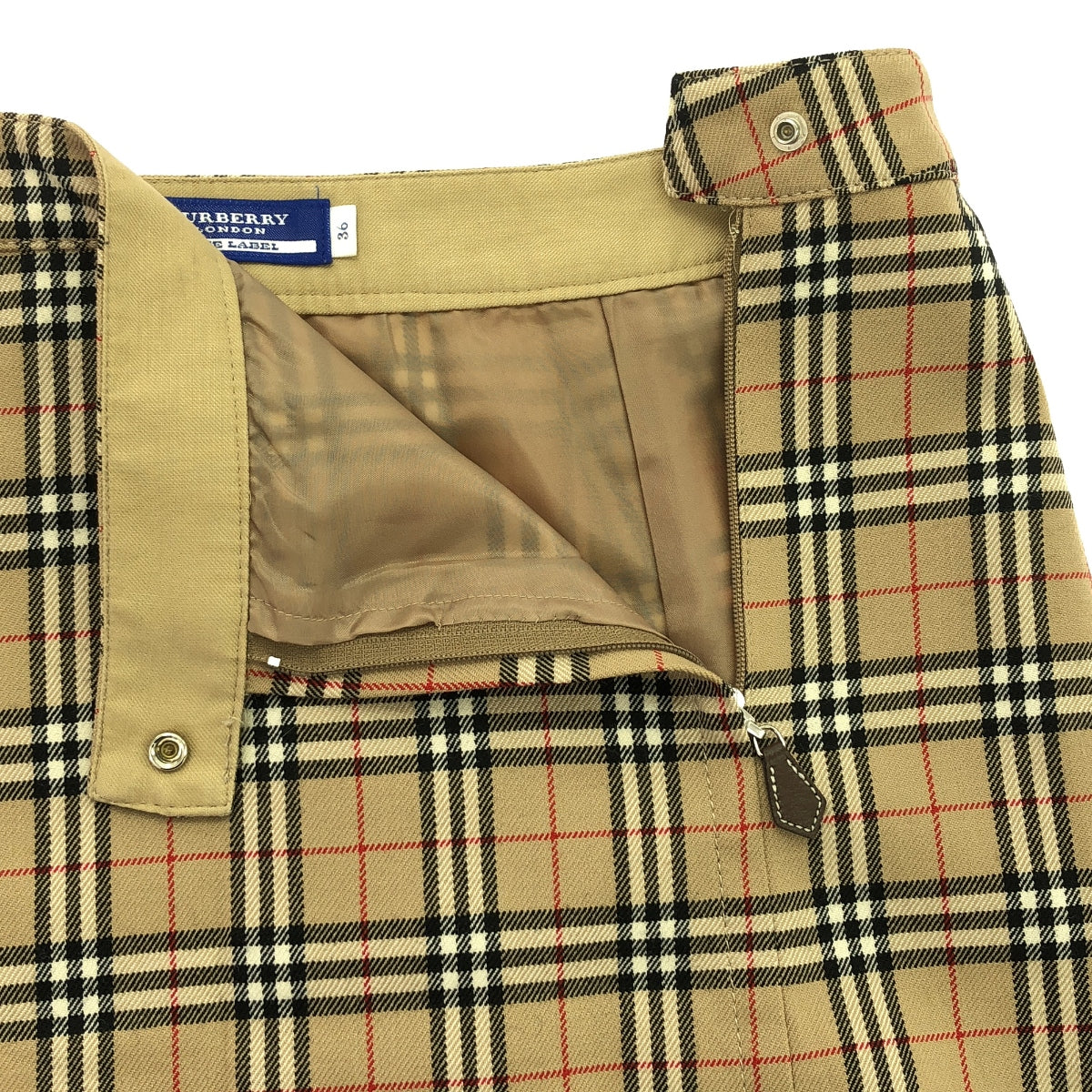 BURBERRY BLUE LABEL / バーバリーブルーレーベル | ノバチェック ミニスカート | 36 | レディース