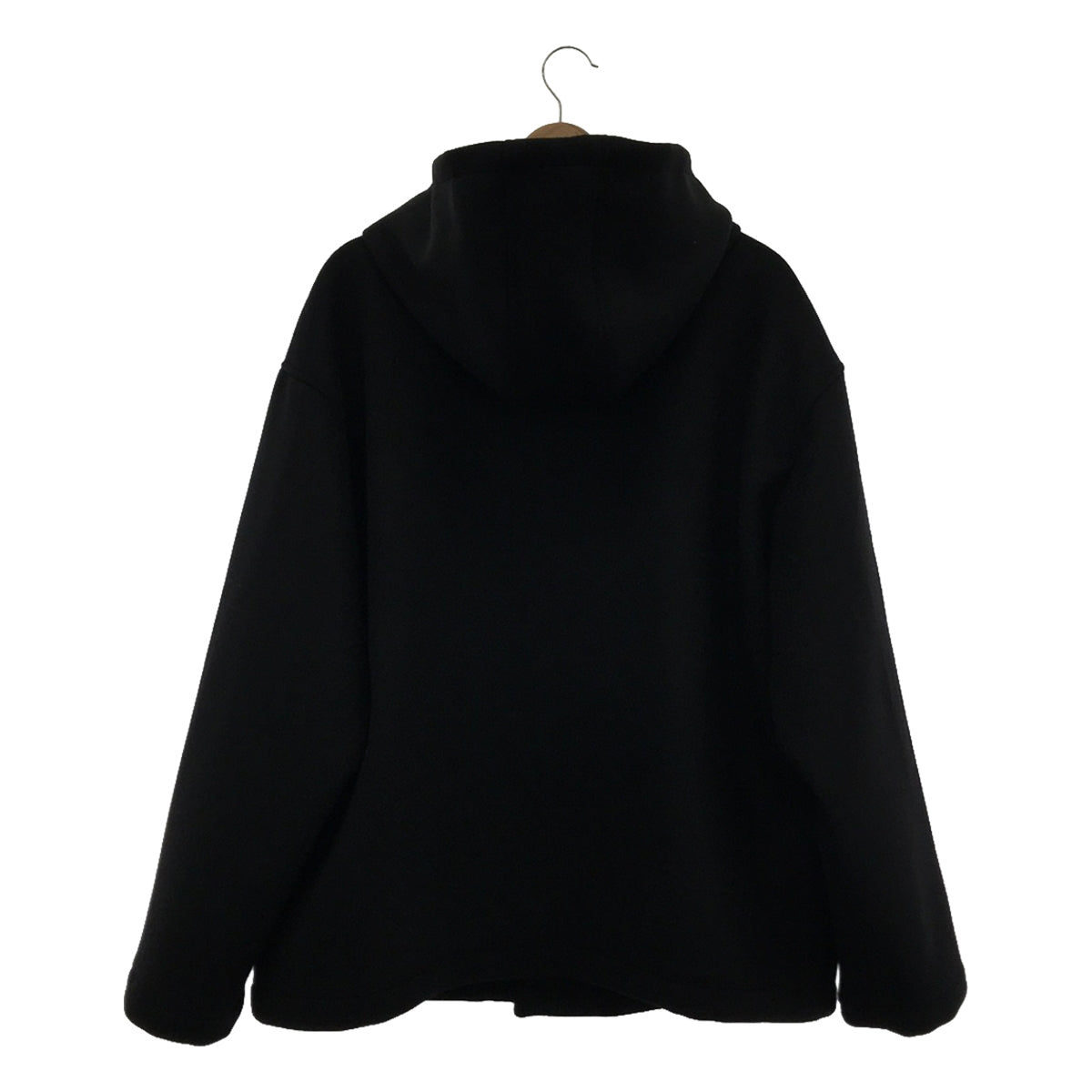 [狀況良好] EMPORIO ARMANI / 安普里奧·阿瑪尼 |梅爾頓羊毛連帽夾克 / 全襯裡 | 50 |黑色 |男士