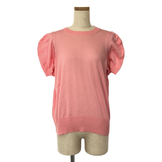 BLAMINK | 18G cotton crew neck short sleeve knit | 38 | Women's