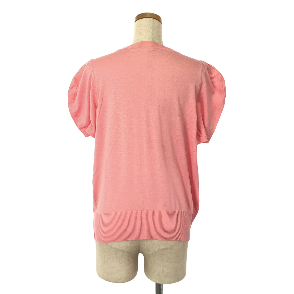 BLAMINK | 18G cotton crew neck short sleeve knit | 38 | Women's