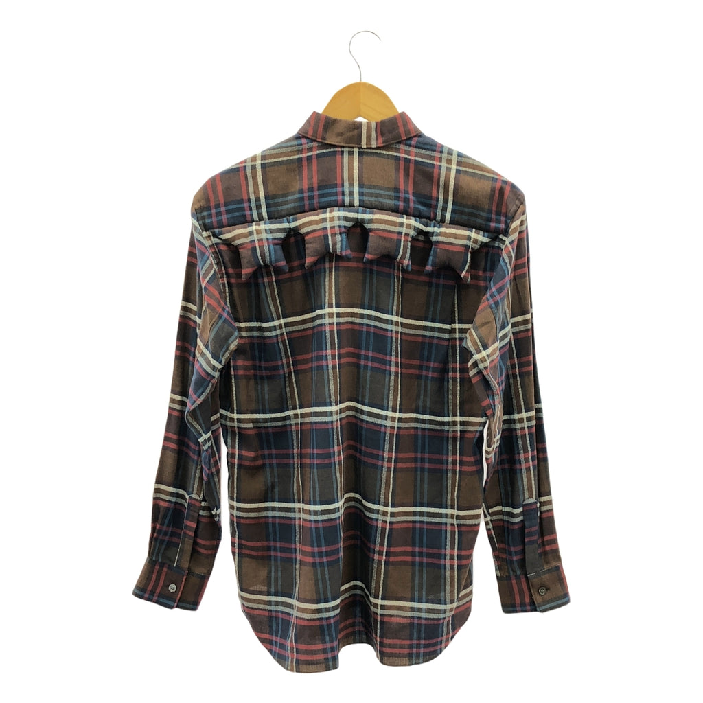 COMME des GARCONS SHIRT / コムデギャルソンシャツ | パッデッドスターヨーク コットン チェック 長袖 シャツ | XS | マルチカラー | メンズ