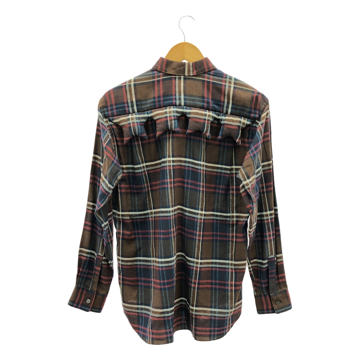COMME des GARCONS SHIRT / コムデギャルソンシャツ | パッデッドスターヨーク コットン チェック 長袖 シャツ | XS | マルチカラー | メンズ
