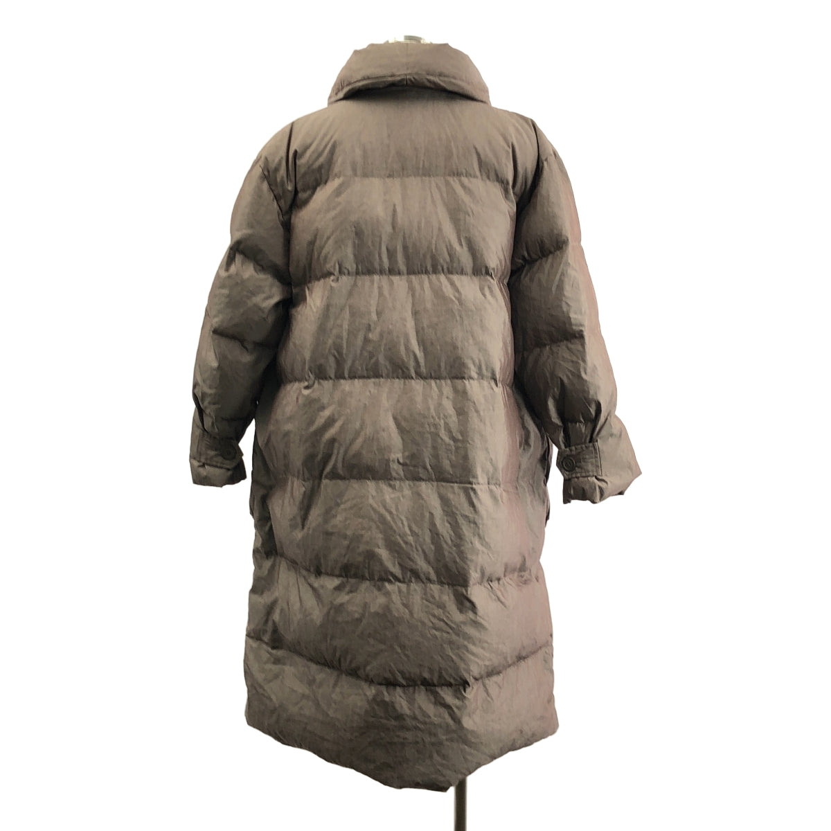 ISSEY MIYAKE / 잇세이 미야케 | WINDCOAT 윈드 코트 / 숄 컬러 다운 코트 | M | 브라운 계 | 남성