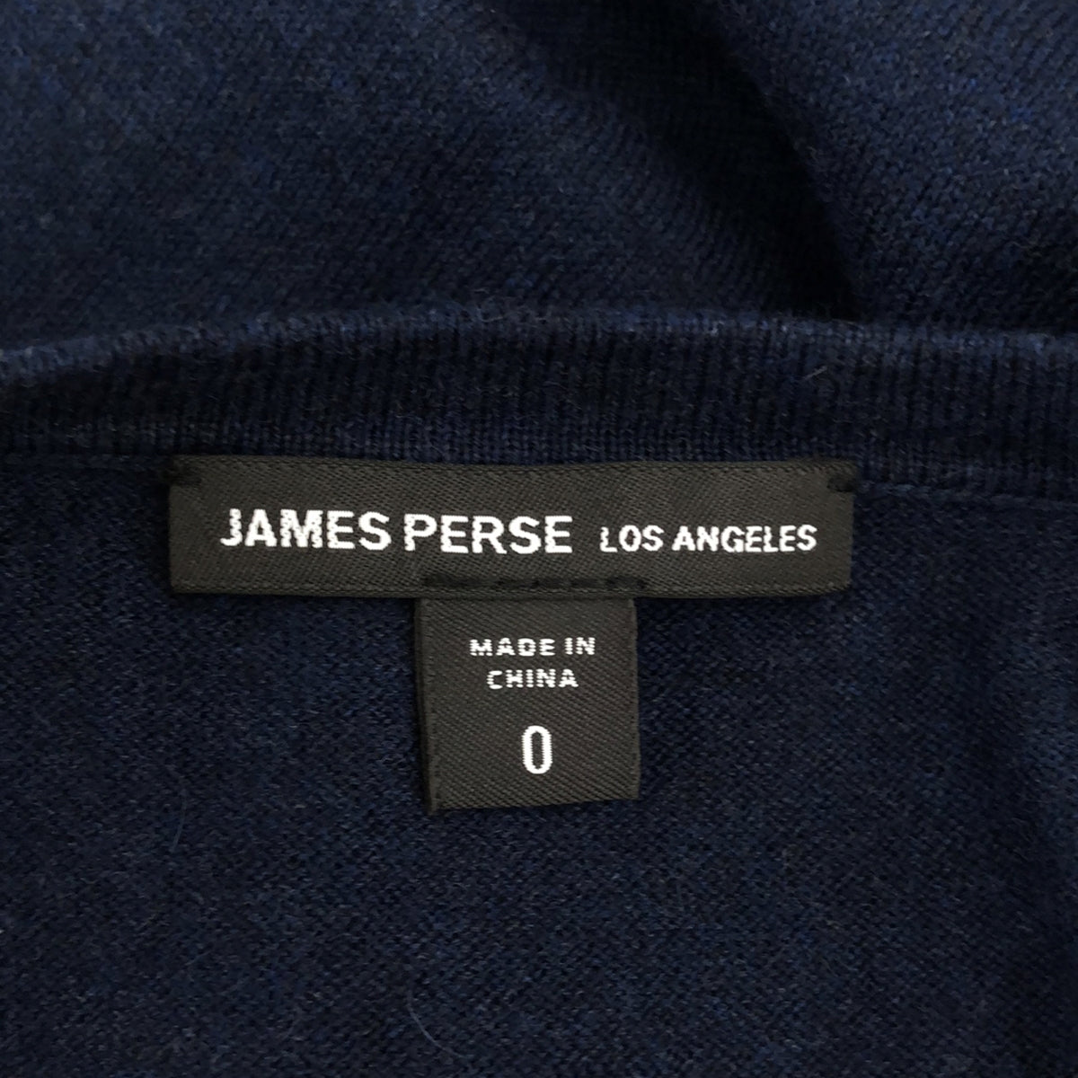 ジェームス パース JAMES PERSE カシミヤ ヘンリーネックプル
