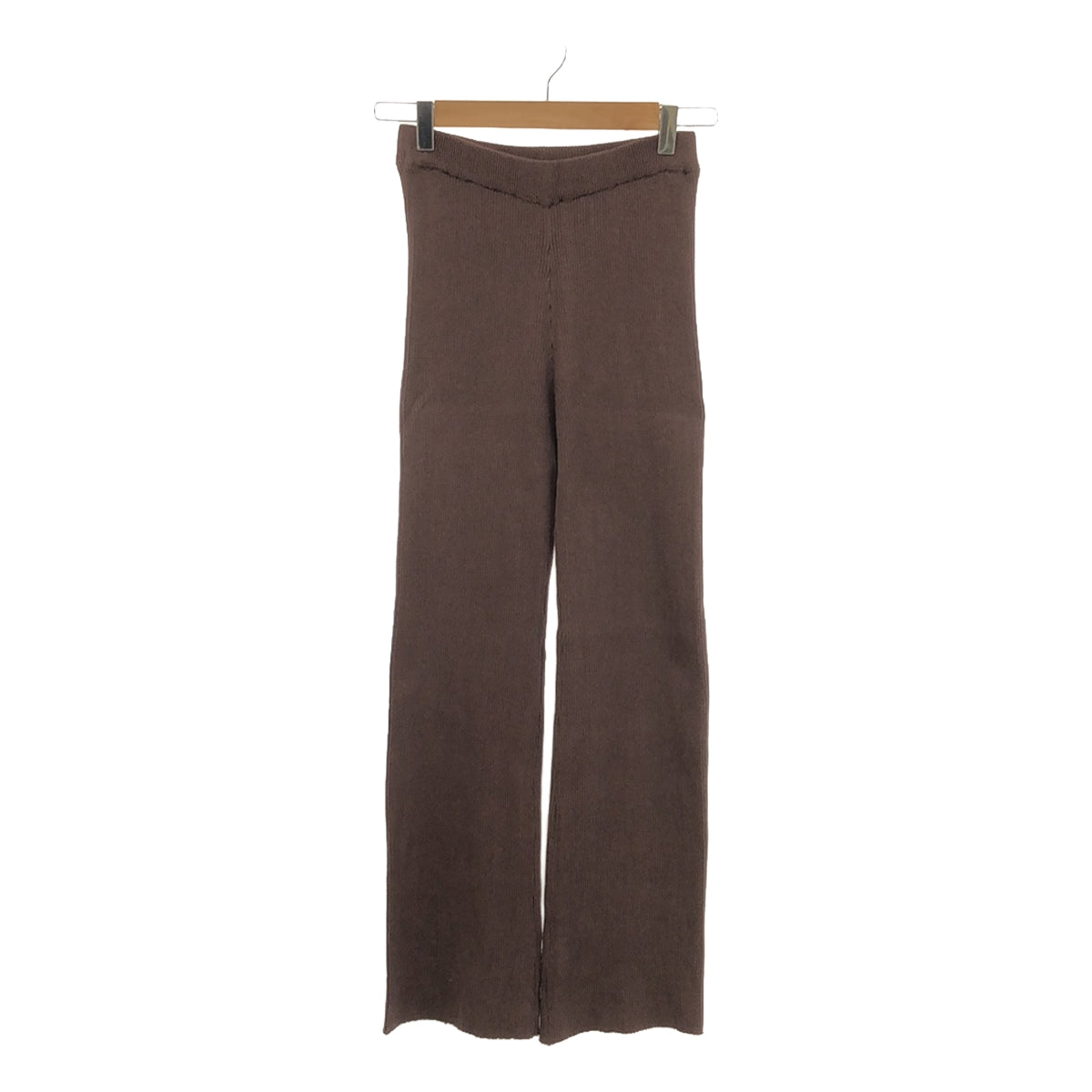 PERVERZE / Perverse | Cotton rib flare pants | F | Women's