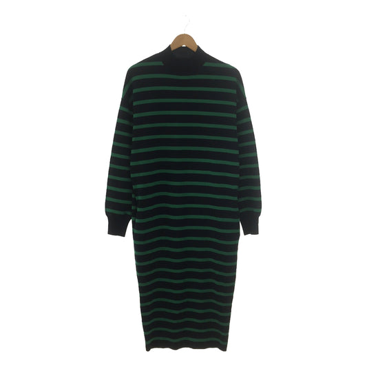 L'Appartement / アパルトモン | 2022AW | Border Knit ワンピース | ネイビー×グリーン | レディース