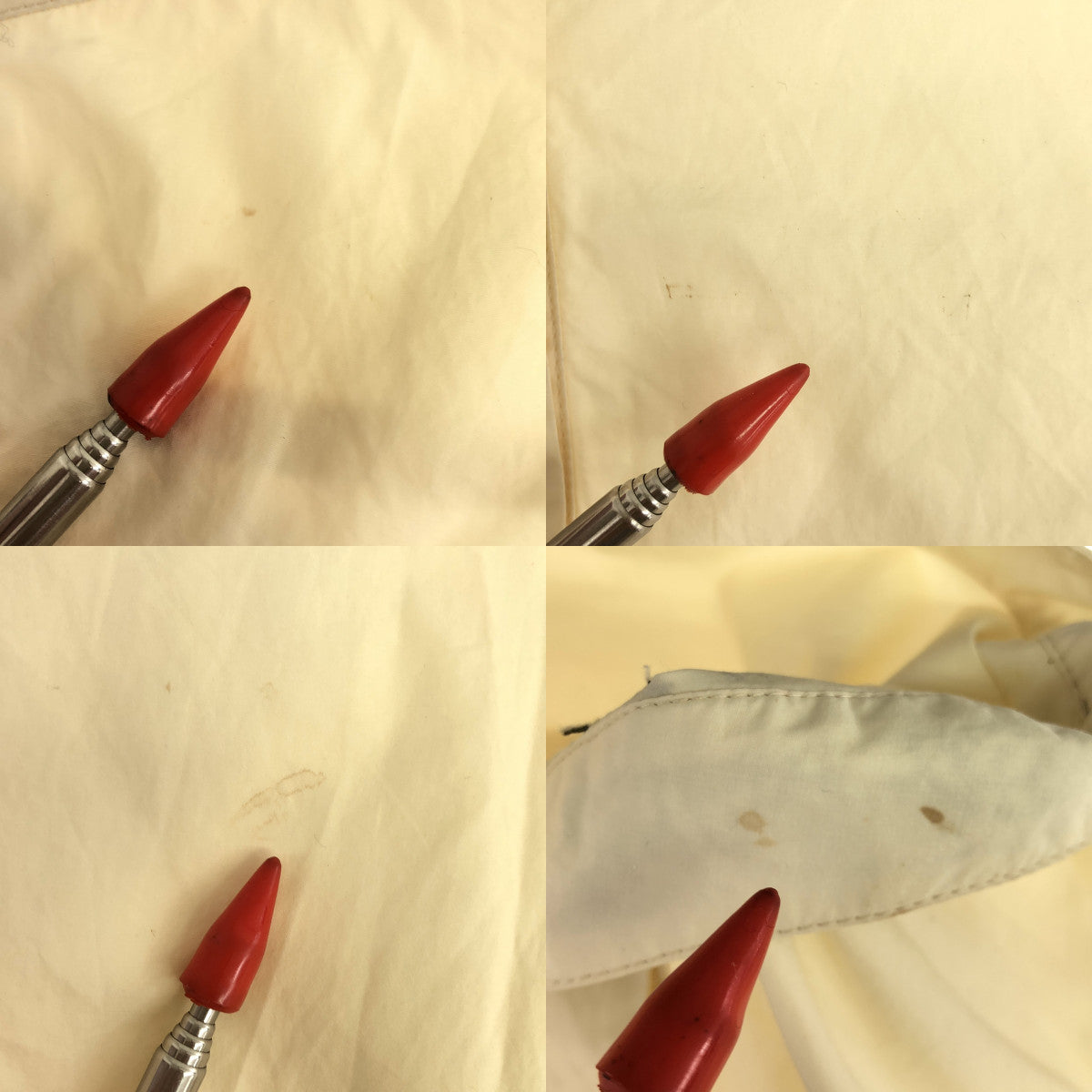 BOTTEGA VENETA / ボッテガヴェネタ | レース装飾 スタンドカラー シャツ ブラウス | 38 | エクリュ/ブラック系 | レディース