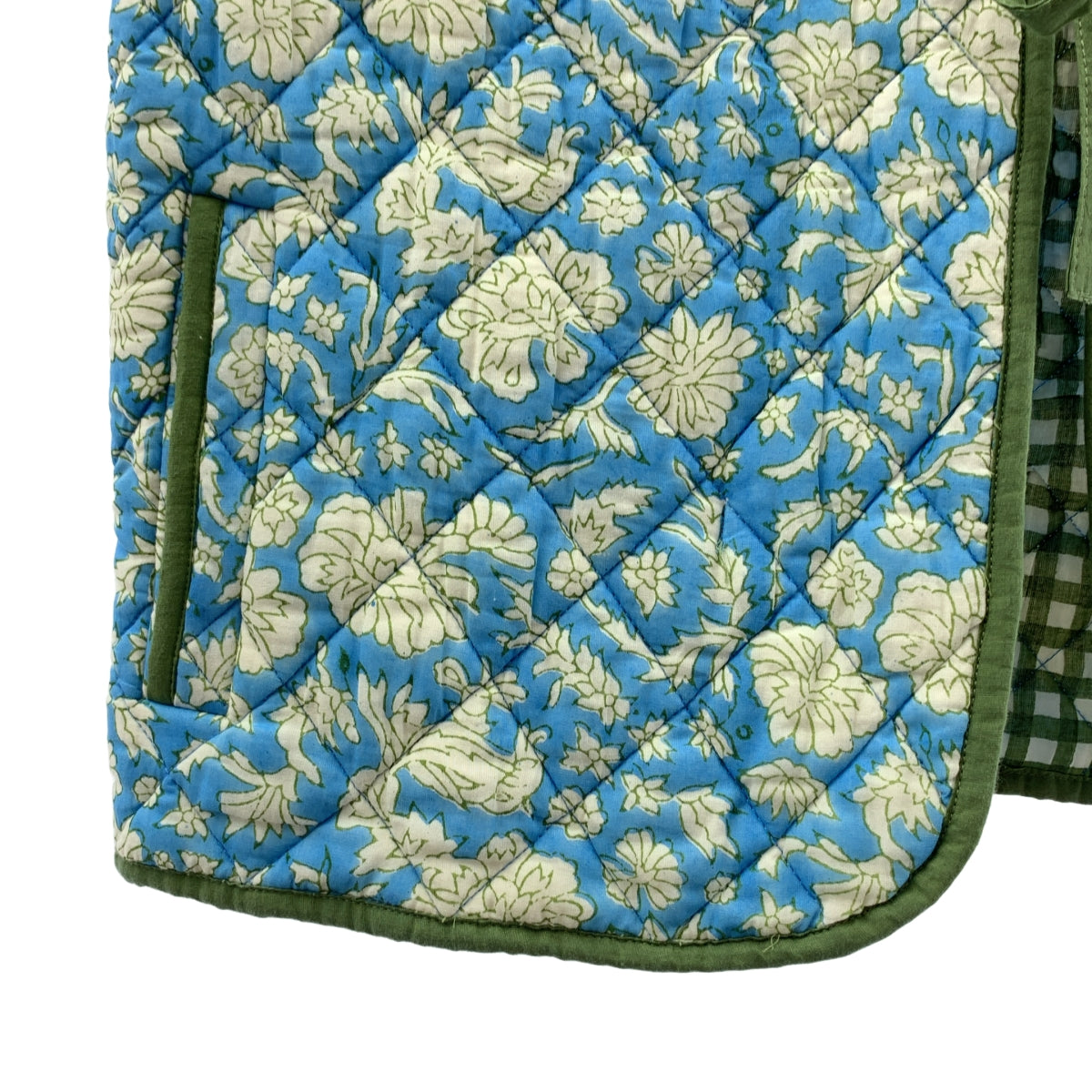 SZ Blockprints / エスゼットブロックプリント | MANJU VEST NILA PRINT キルティングベスト | XS/S |