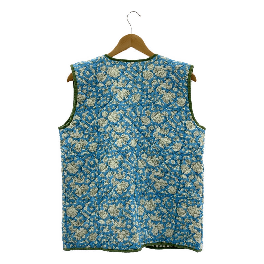 SZ Blockprints / エスゼットブロックプリント | MANJU VEST NILA PRINT キルティングベスト | XS/S |