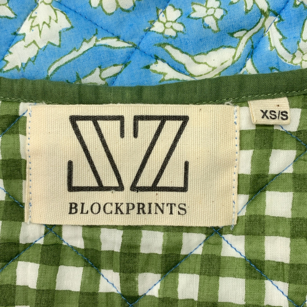 SZ Blockprints / エスゼットブロックプリント | MANJU VEST NILA PRINT キルティングベスト | XS/S |