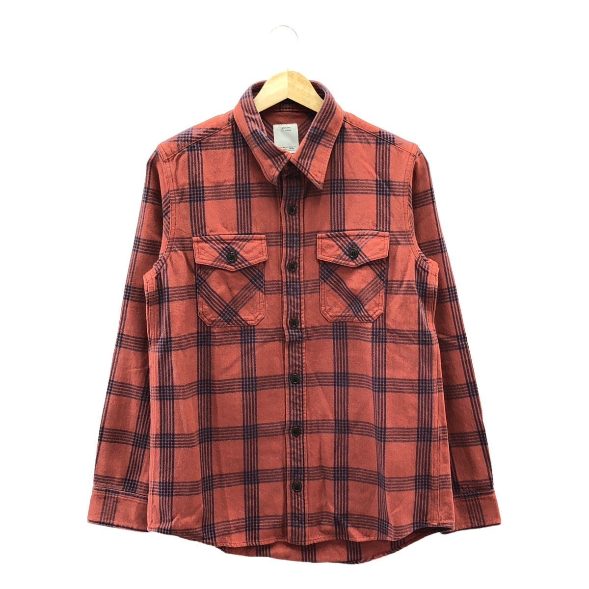 visvim / Visvim | 2015春夏 |黑色麋鹿法蘭絨靛藍格紋黑色麋鹿靛藍格紋襯衫 | 1 |多色 |男士
