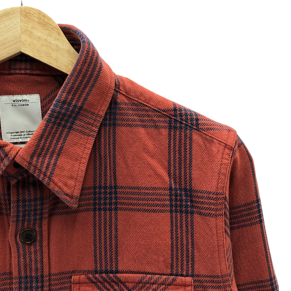 visvim / Visvim | 2015春夏 |黑色麋鹿法蘭絨靛藍格紋黑色麋鹿靛藍格紋襯衫 | 1 |多色 |男士