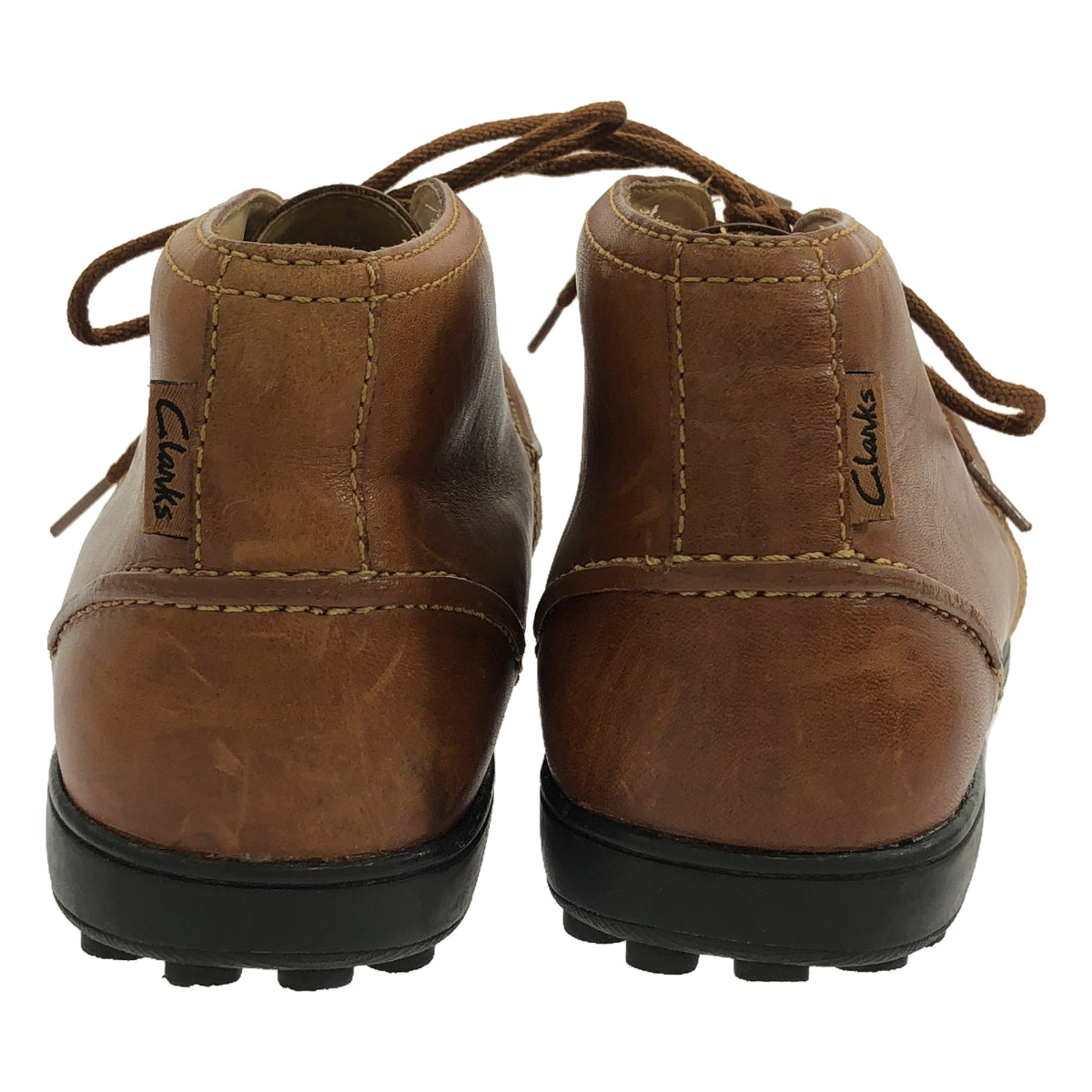 clarks / clarks | leather chukka boots | 7 | brown | men's