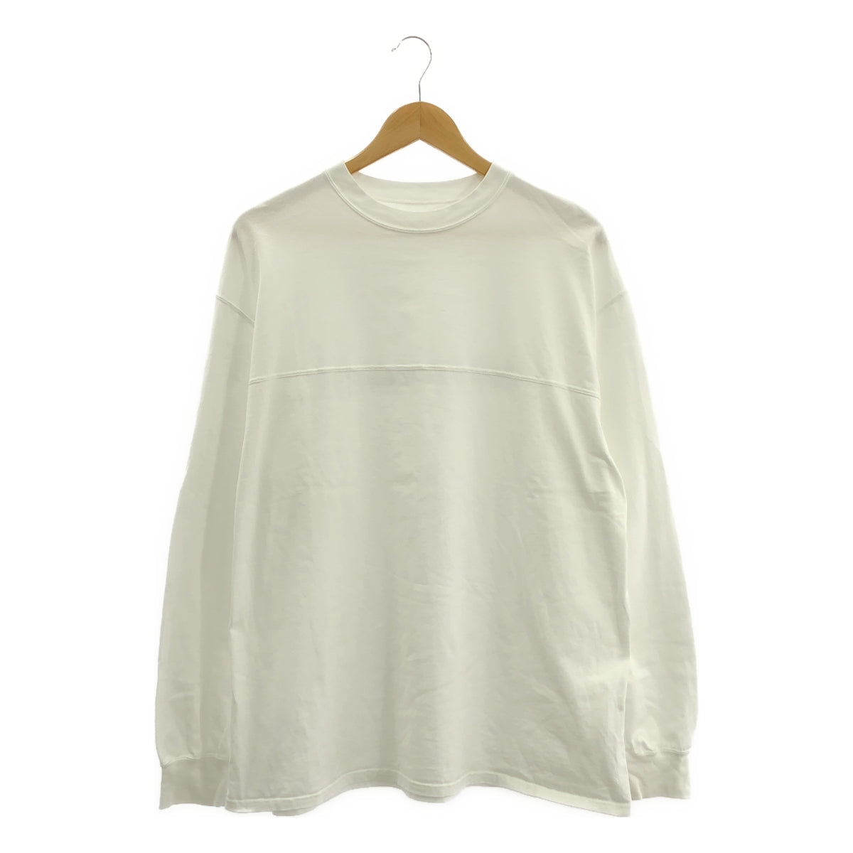 uniform experiment / ユニフォームエクスペリメント | 2024SS | L/S BAGGY FOOTBALL TEE / オーバーシルエット バックロゴ フットボール カットソー | 2 | メンズ