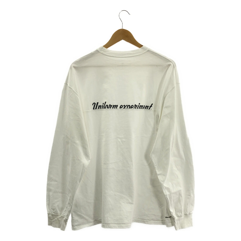 uniform experiment / ユニフォームエクスペリメント | 2024SS | L/S BAGGY FOOTBALL TEE / オーバーシルエット バックロゴ フットボール カットソー | 2 | メンズ