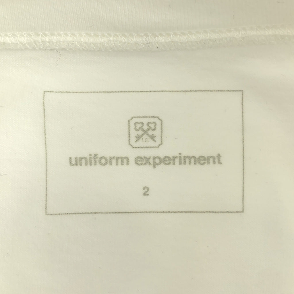 uniform experiment / ユニフォームエクスペリメント | 2024SS | L/S BAGGY FOOTBALL TEE / オーバーシルエット バックロゴ フットボール カットソー | 2 | メンズ