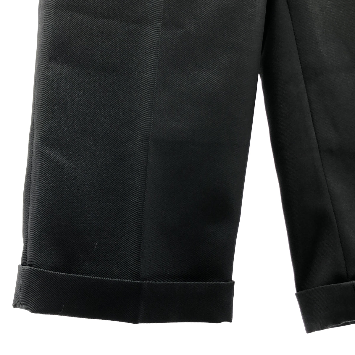 COMME des GARÇONS HOMME | 2023 秋冬系列 | 聚酯單褶闊腿褲 | S 碼 | 男士