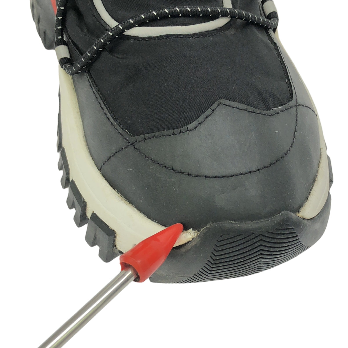 HUNTER / ハンター | recycled polyester snow boot スノーブーツ | UK4 | ブラック/ホワイト/レッド | レディース