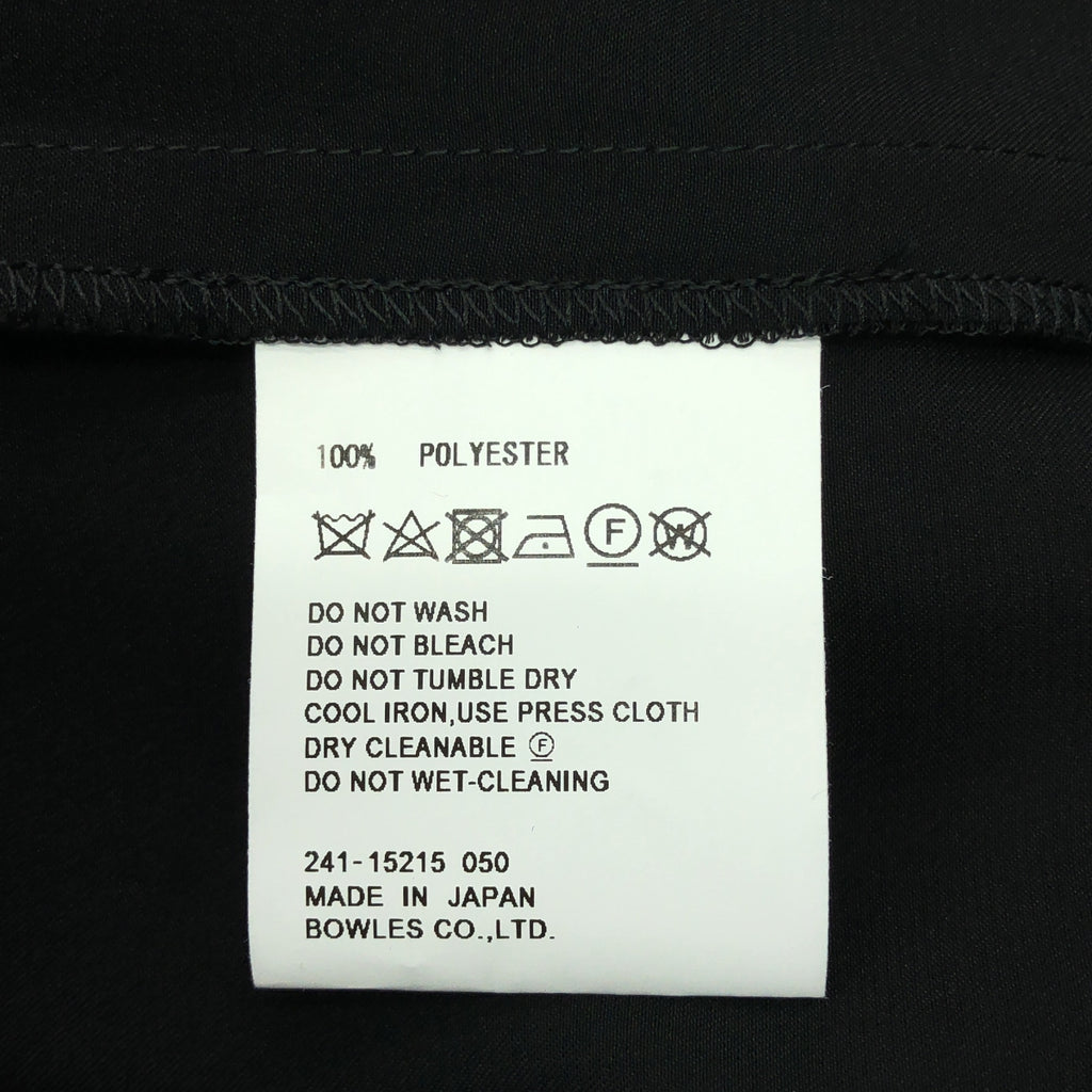 【미품】 HYKE / 하이크 | 2024SS | SATIN BLOUSE 새틴 블라우스 셔츠 | 1 | 블랙 | 여성