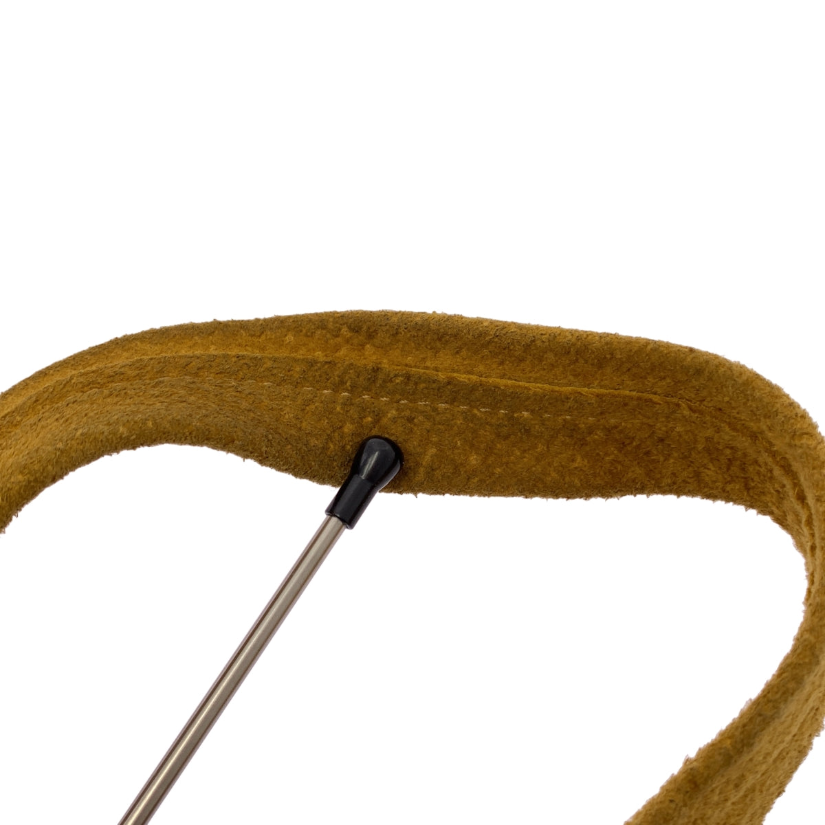 Sasquatchfabrix | 真皮頭盔包，絨面革抽繩包 | 芥末黃 | 男士