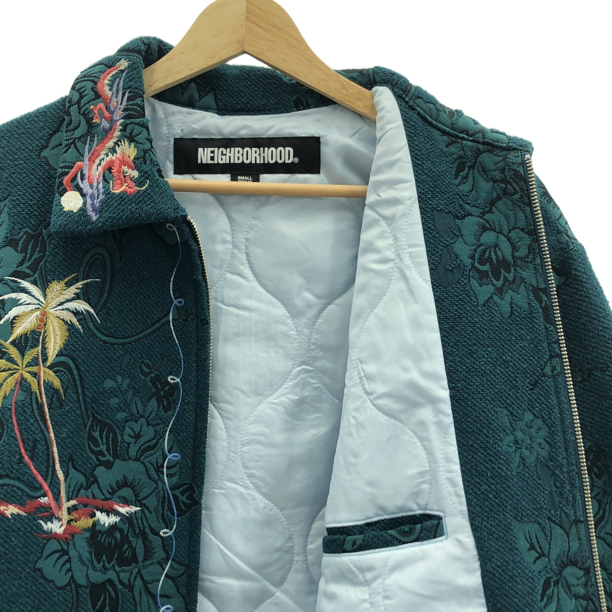 NEIGHBORHOOD / 네이버 후드 | 2023AW | 자카드 수베니아 재킷 | S | 그린 | 남성