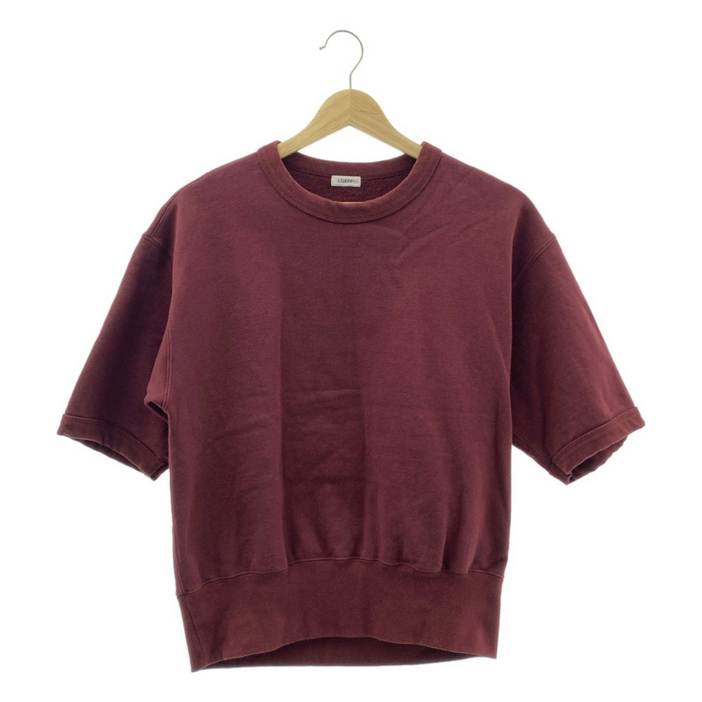 LOEFF / ロエフ | コットン クルーネック スウェット トレーナー |