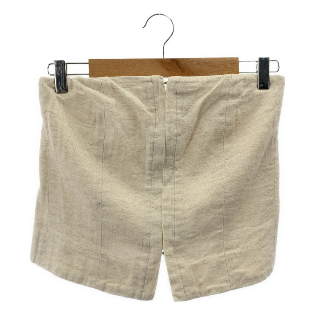 【美品】  6(ROKU) BEAUTY&YOUTH / ロクビューティーアンドユース | BUSTIER / ビスチェ トップス / 裏地付き | 38 | エクリュ | レディース