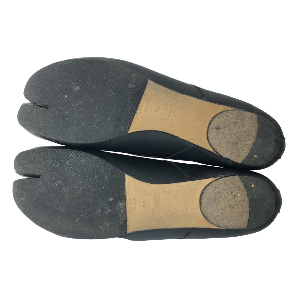 Maison Margiela / メゾンマルジェラ | 2020SS | TABI BALLET FLATS SHOES タビ バレリーナフラット シューズ 足袋 | 36 | ブラック | レディース