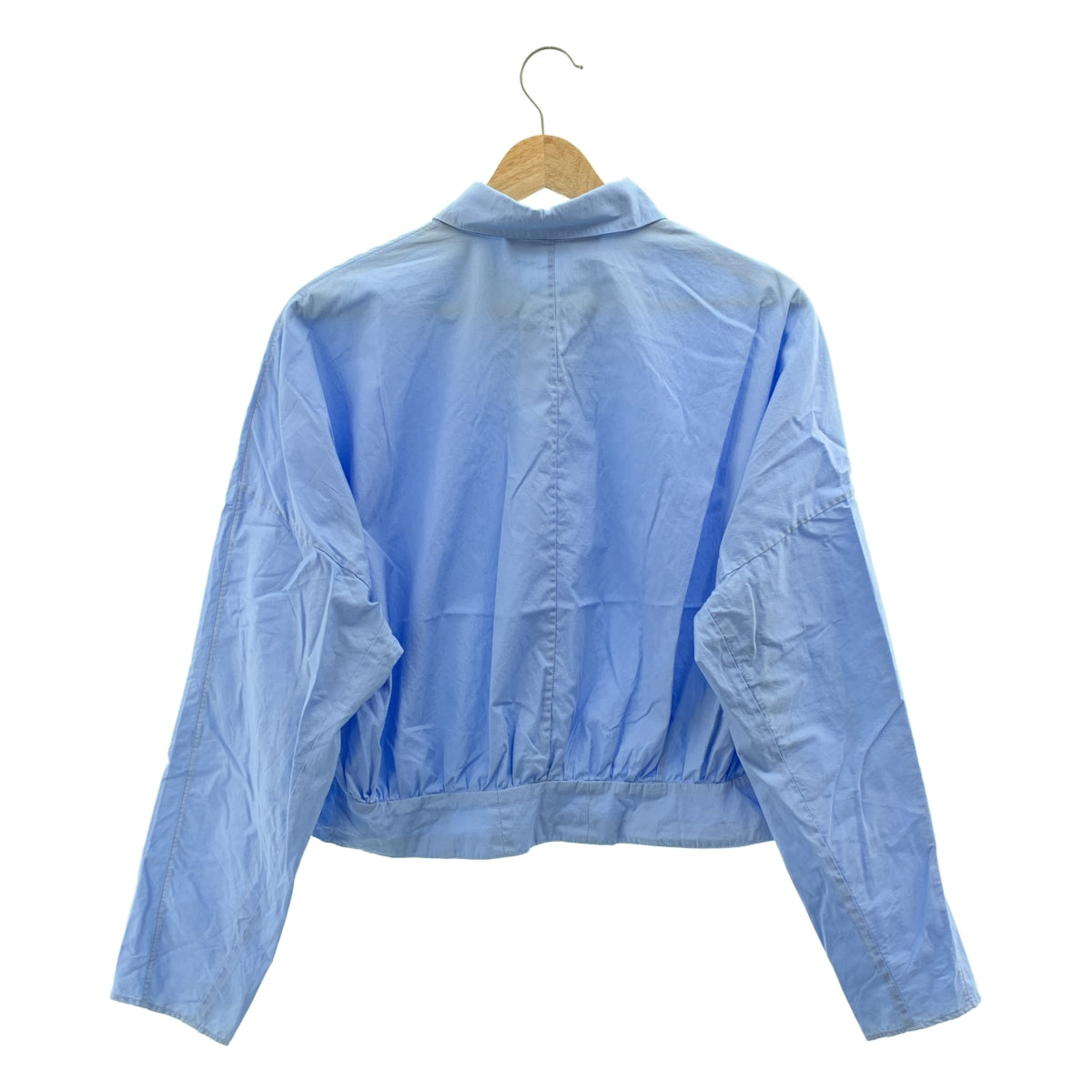 MARNI / マルニ | 2024SS | コットンポプリン フロントタック バックギャザー クロップドシャツ | 42 | レディース