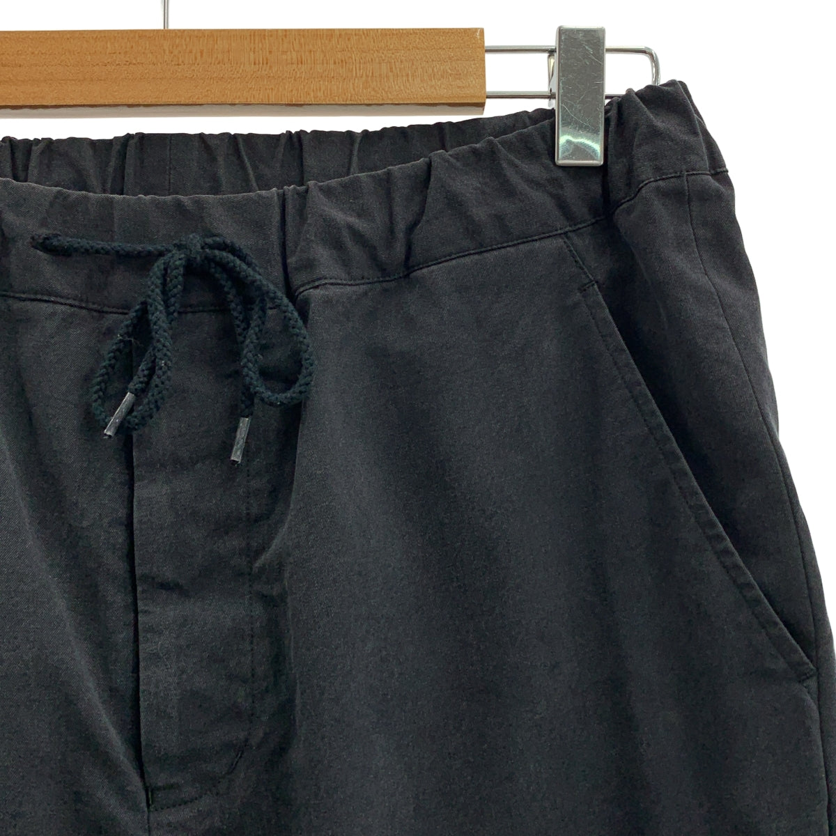 ARTS&SCIENCE / アーツアンドサイエンス | コットン テーパード イージーパンツ | 2 | ブラック | レディース