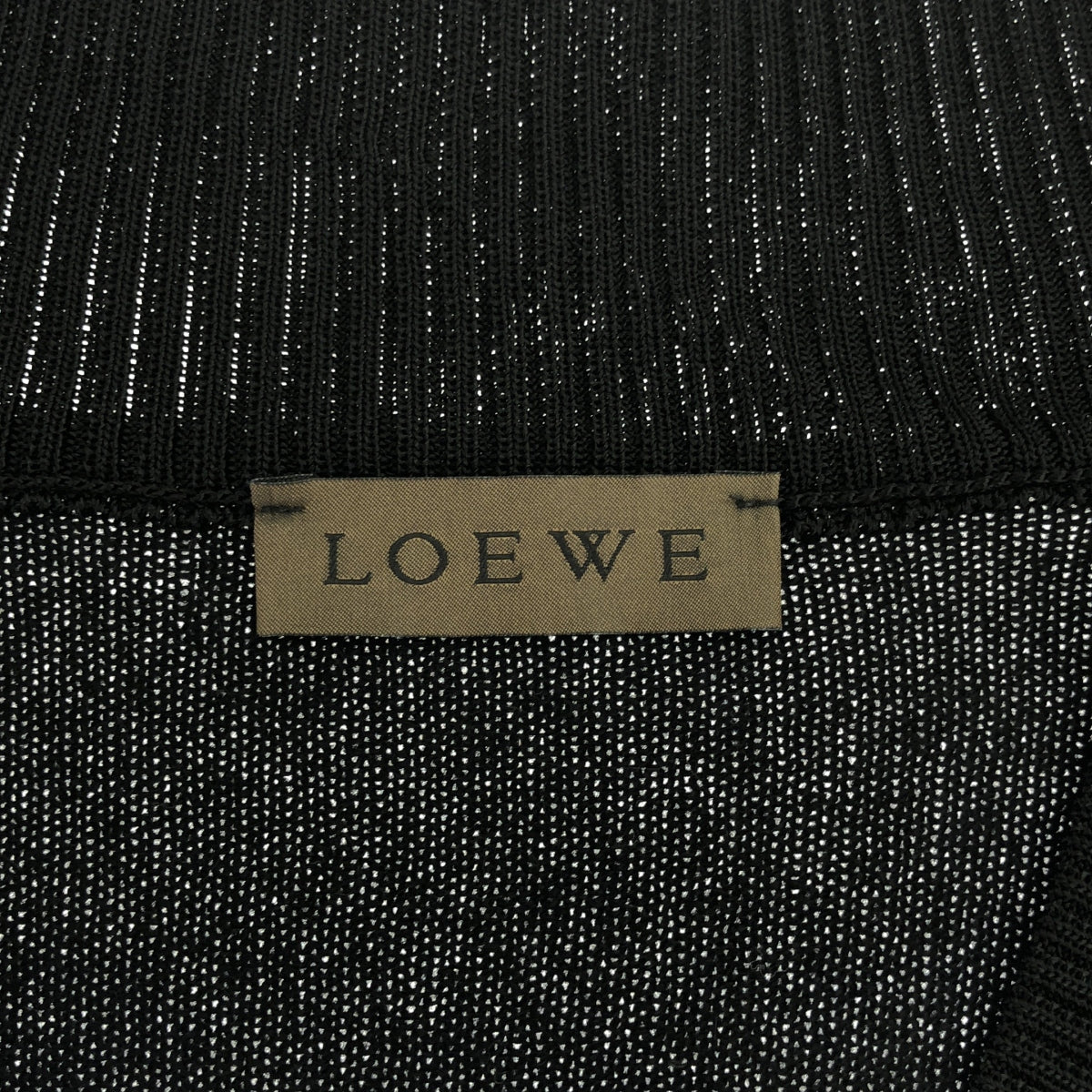 LOEWE / 로에베 | 울 니트 풀오버 | XS | 블랙 | 여성