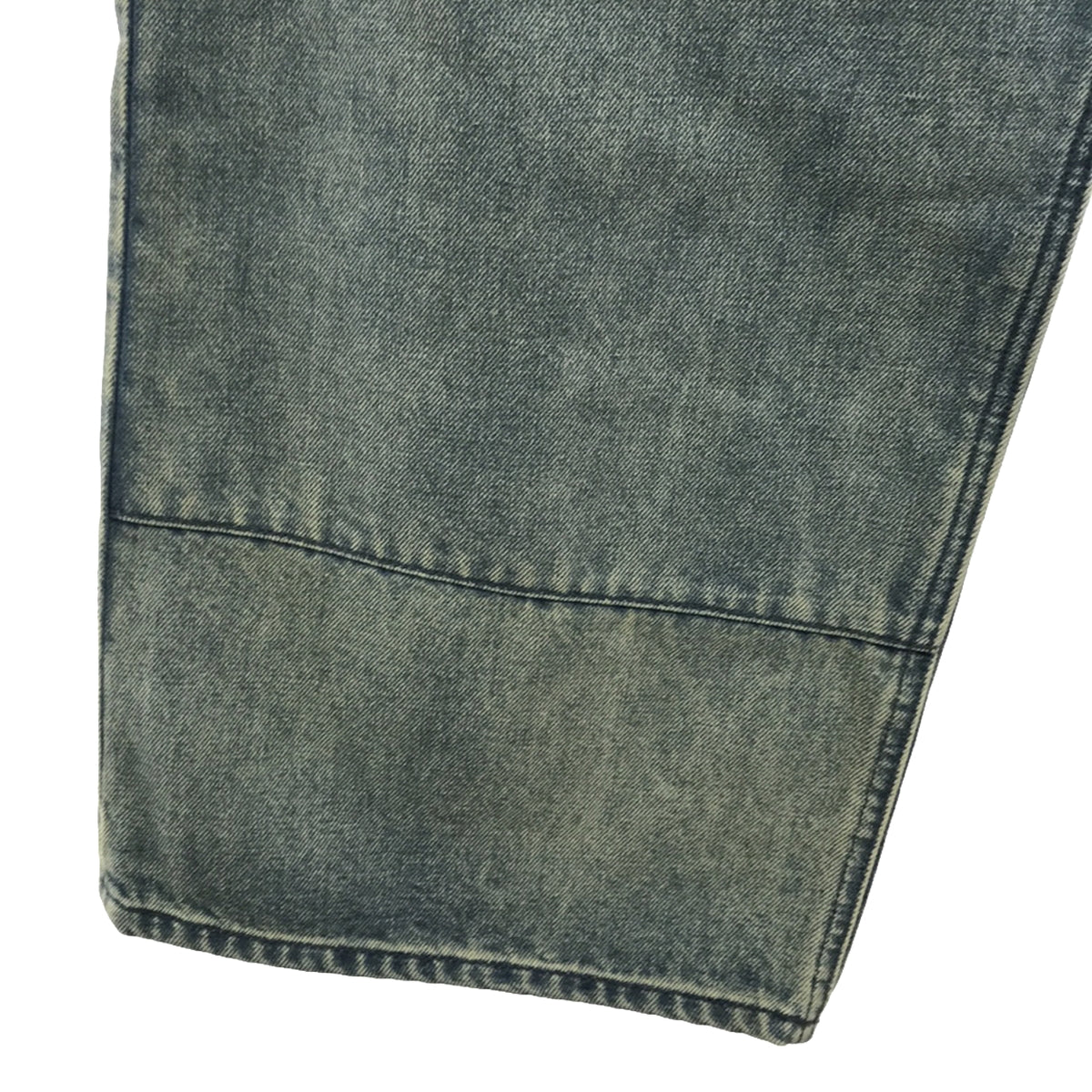 [Good Condition] SHIKITARI | FADED WIDE DENIM PANTS | Vintage Wide Denim Pants | L | Indigo | Men's