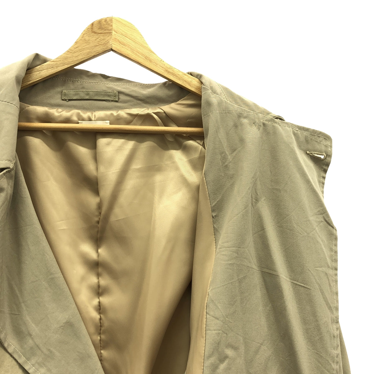 SEEALL / シーオール | RECONSTRUCTED TIELOCKEN COAT コットン 再構築 タイロッケンコート | 3 | ベージュ | メンズ