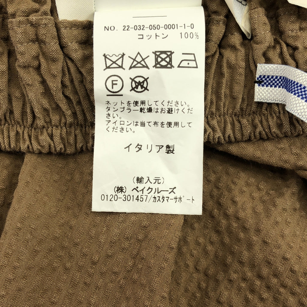 Cristaseya | 2022春夏 | 棉質泡泡紗短褲 | 尺寸 1 | 男款