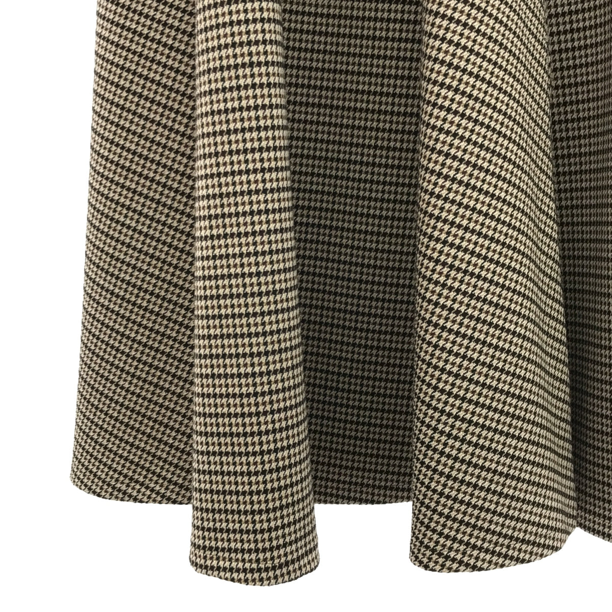 foufou / foufou | checked skirt chidori houndstooth check long skirt | 0 | Women's