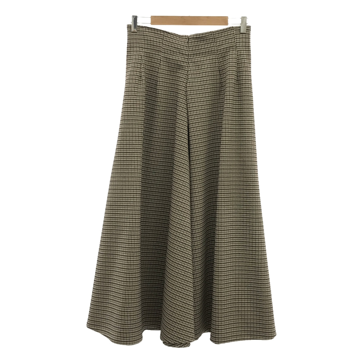 foufou / foufou | checked skirt chidori houndstooth check long skirt | 0 | Women's