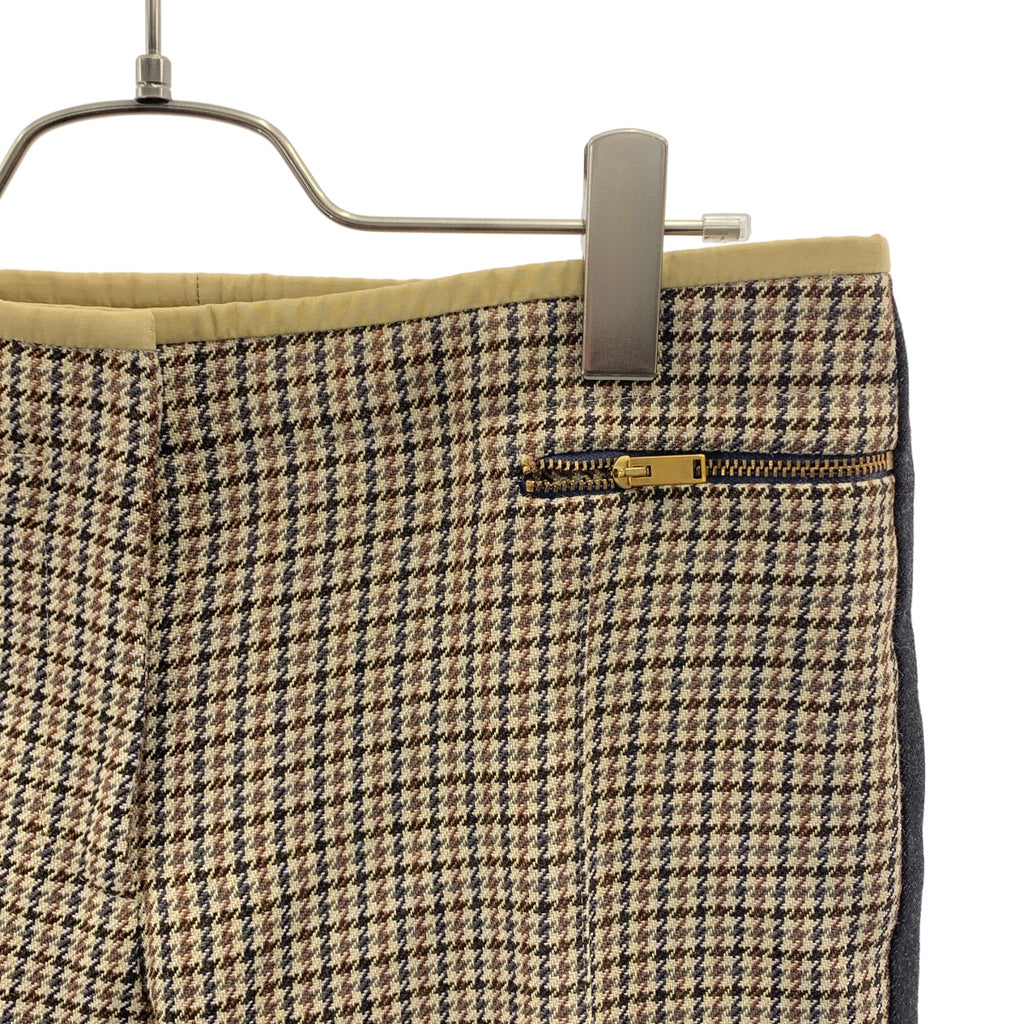 CELINE / セリーヌ | フィービー期 ウール 千鳥格子 サイドライン スラックス パンツ | 38 | レディース