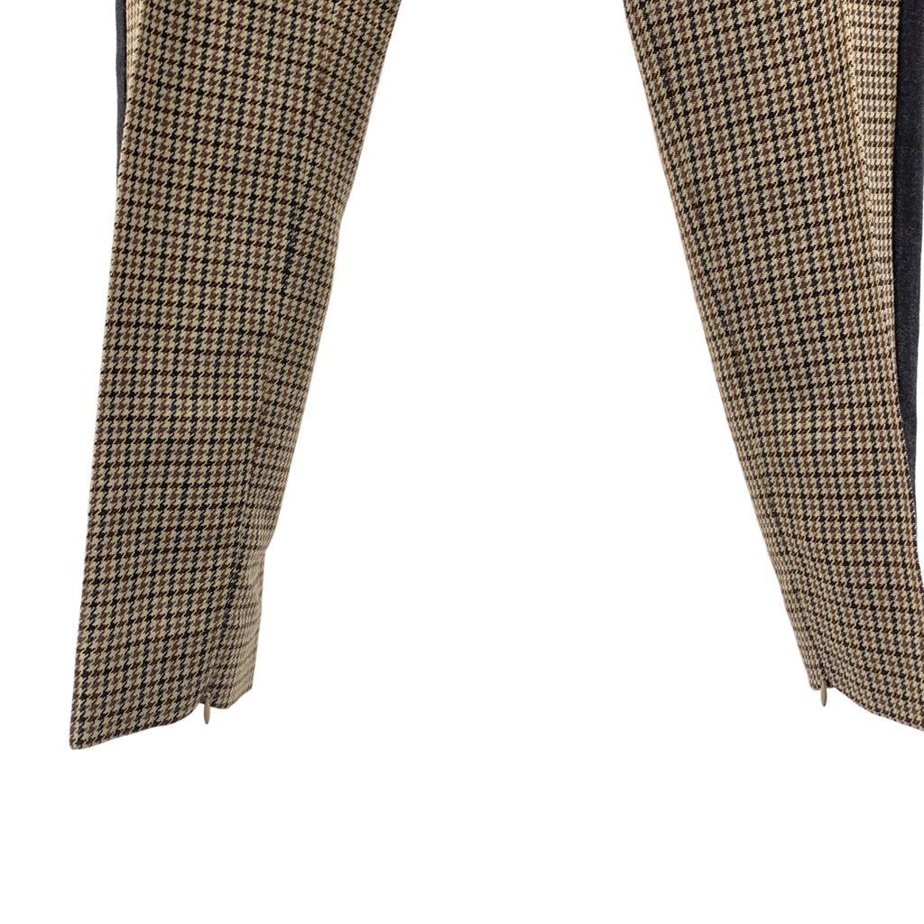 CELINE / セリーヌ | フィービー期 ウール 千鳥格子 サイドライン スラックス パンツ | 38 | レディース