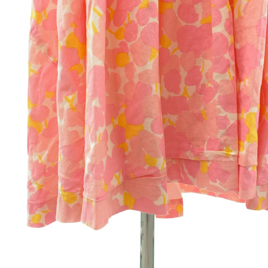 JUNYA WATANABE COMME des GARCONS / ジュンヤワタナベ | 2005SS | コットン フラワー柄 フロントギャザー キャミソール ワンピース |